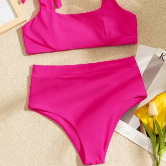 TIE SHOULDER BIKINI - Picture 2 of 5